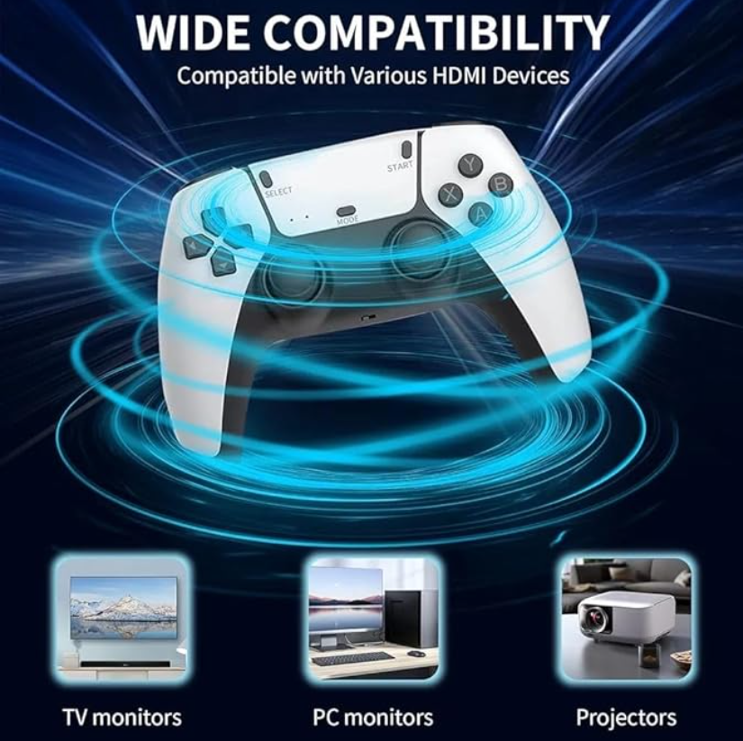 FANATIC STICK ™ - WIRELESS CONSOLE 60,000+ LICENSED GAMES + 2 FREE CONTROLLERS